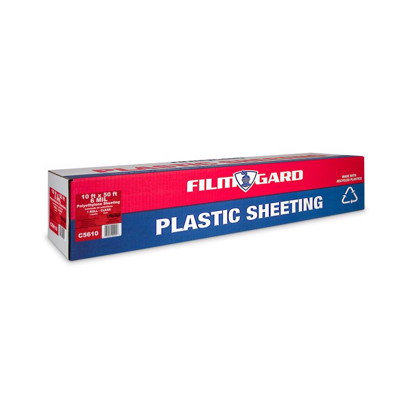 Film-Gard 10 ft. W X 50 ft. L X 6 mil Professional Grade Polyethylene Sheeting 1 pk