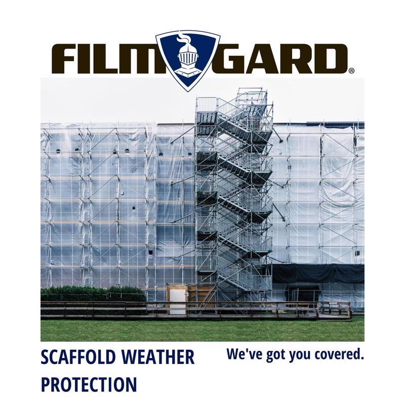 Film-Gard 10 ft. W X 50 ft. L X 6 mil Professional Grade Polyethylene Sheeting 1 pk