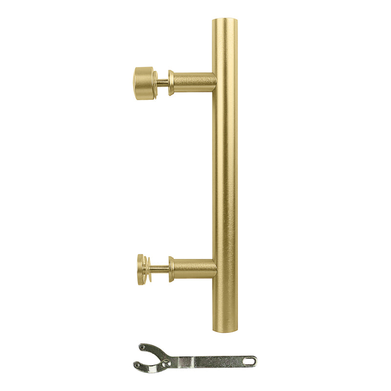 National Hardware Madison Brushed Gold Steel Pull Handle 1 pc