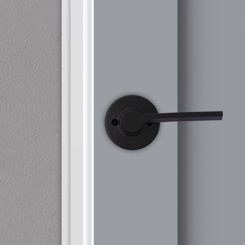 Kwikset Ladera Iron Black Half-Dummy Lever Right Handed