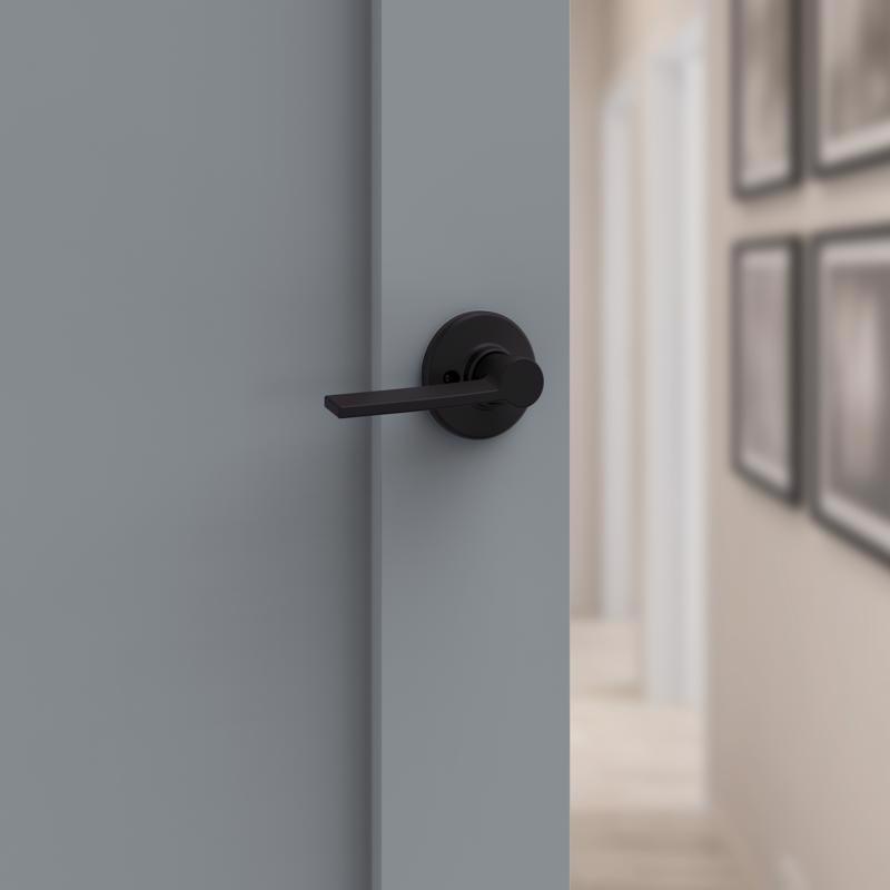 Kwikset Ladera Iron Black Half-Dummy Lever Left Handed