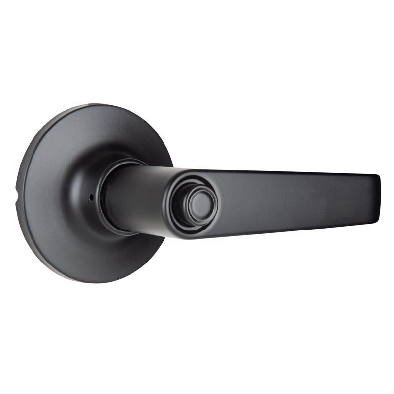 Brinks Commercial Matte Black Entry Lever 2 in.