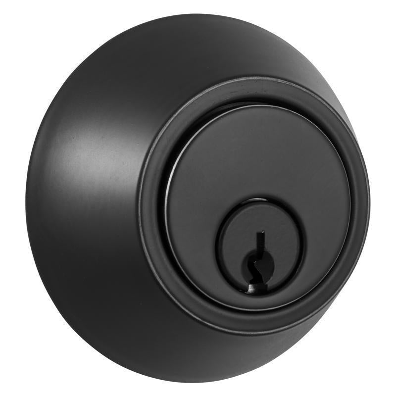 DEADBOLT MAT BLK 2.5"H