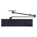 Brinks Commercial Matte Black Metal Hydraulic Adjustable Door Closer Grade 1
