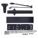 Brinks Commercial Matte Black Metal Hydraulic Adjustable Door Closer Grade 1