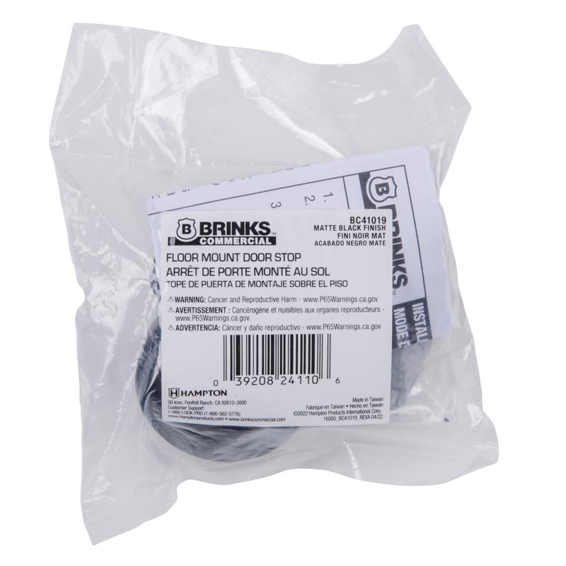 DOOR STOP BLK 2.13"H