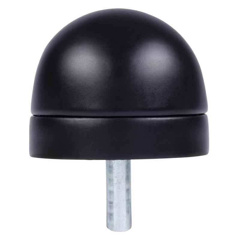 Brinks Commercial Steel Matte Brass/Black Door Stop Mounts to floor 1.75 in.