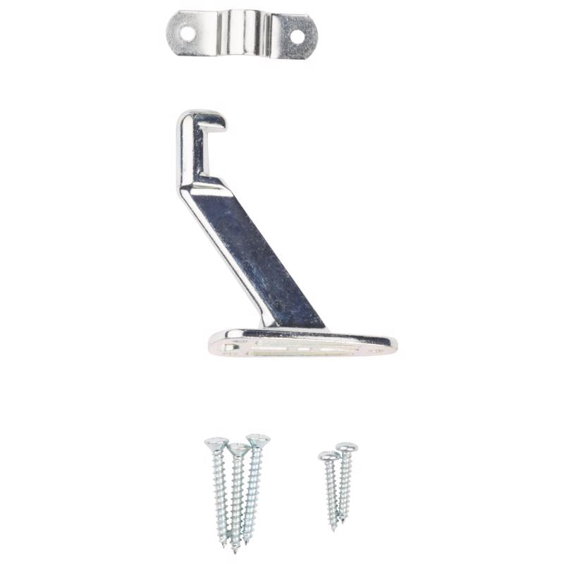 National Hardware Silver Zinc Die Cast w/Steel Strap Handrail Bracket 2.13 in. L 250 lb