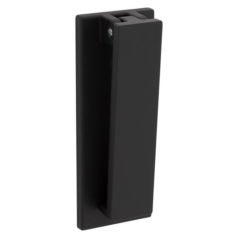 DOOR KNCKR MT BLK 4-3/4"