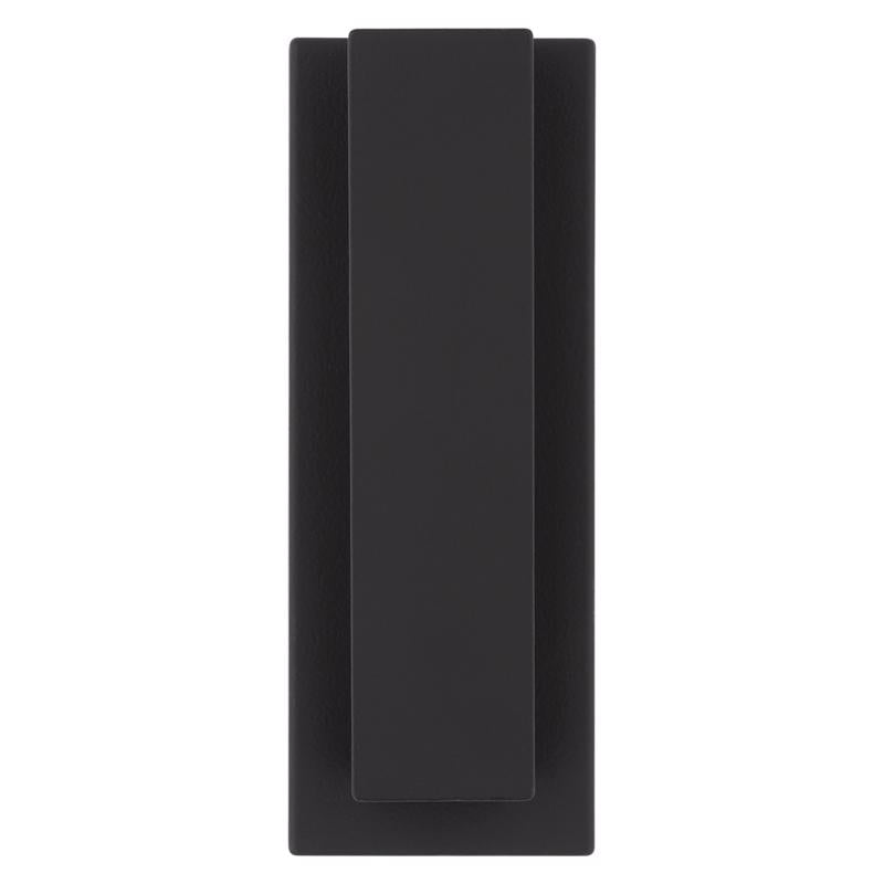 National Hardware Reed 4.75 in. L Matte Black Brass Door Knocker