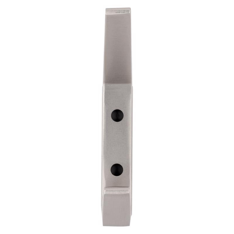 National Hardware Reed Satin Nickel Steel 4-3/4 in. L Hook 25 lb 1 pk