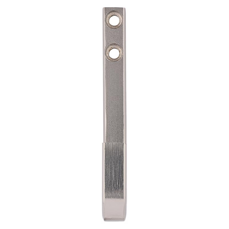 National Hardware Reed Satin Nickel Steel 4 in. L Hook 60 lb 1 pk