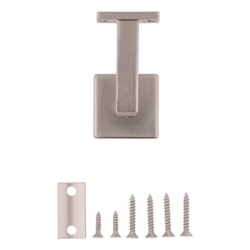 National Hardware Reed Silver Steel Handrail Bracket 3-5/16 in. L 150 lb