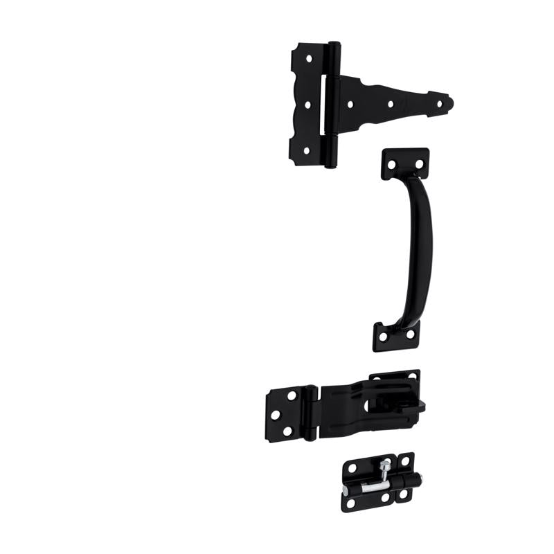 National Hardware Black Steel Shed Kit 1 pk