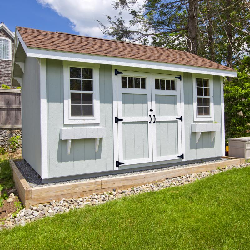 National Hardware Black Steel Shed Kit 1 pk