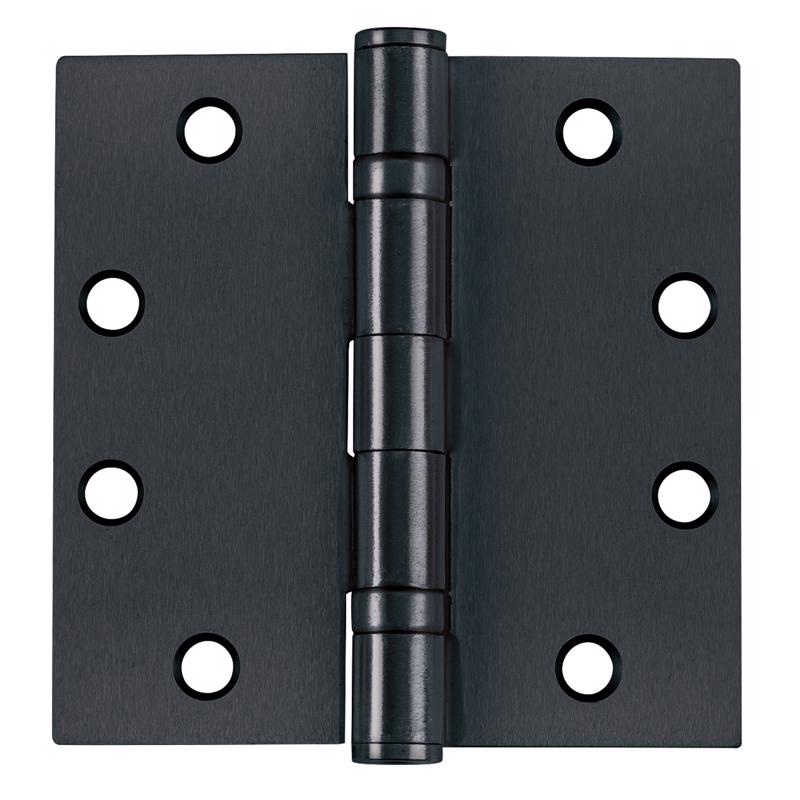 DOR HING BB SQR BLK 4.5"