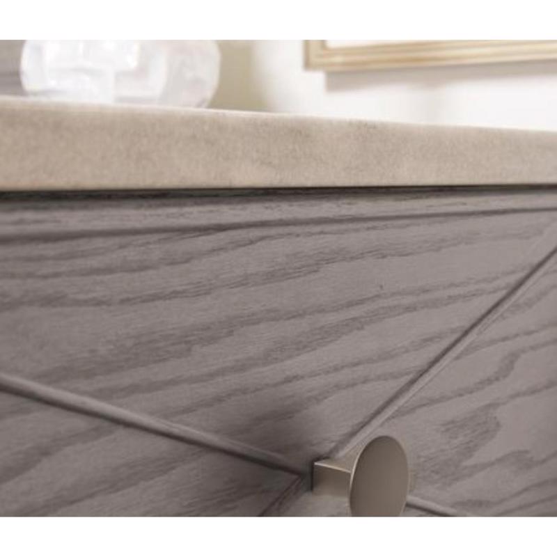 Amerock Riva Oval Cabinet Knob 1-1/4 in. D 1-1/16 in. Satin Nickel 1 pk