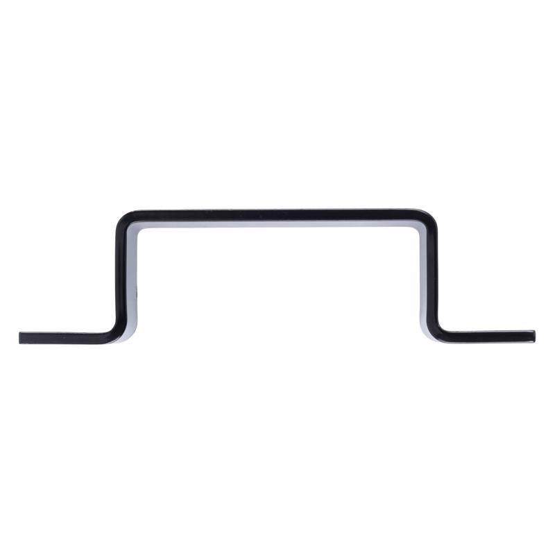 Hampton Black Steel Bracket 6-13/32 in. L