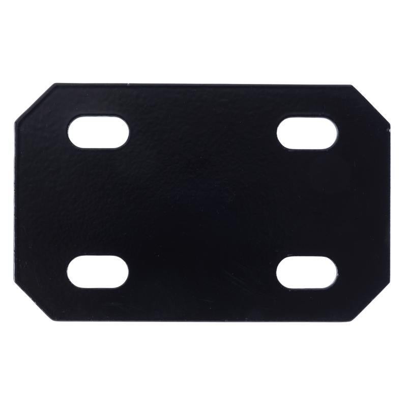 Hampton 1/8 in. H X 3 in. W X 4.75 in. L Black Steel Mending Plate