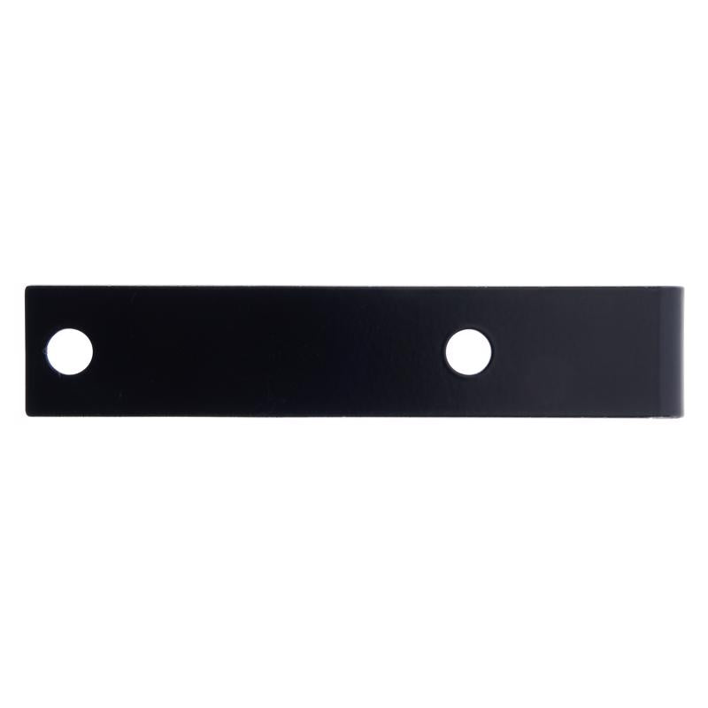 Hampton 1.5 in. H X 7.5 in. W X 1/8 in. D Black Steel Inside/Outside Corner Brace