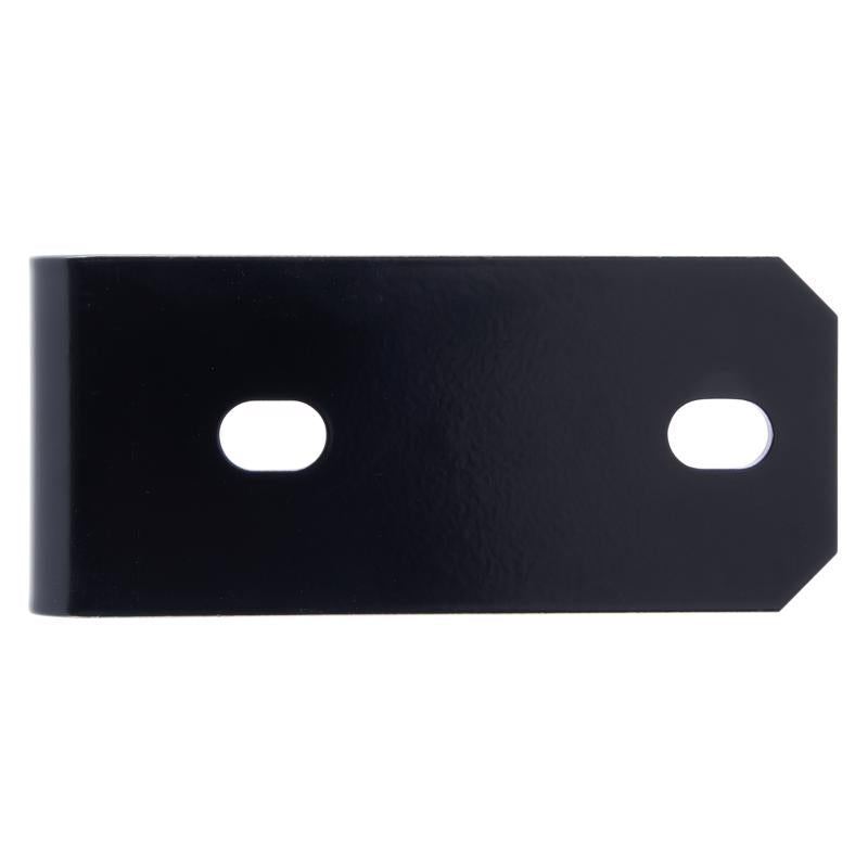 Hampton 3 in. H X 6.5 in. W X 1/8 in. D Black Steel Inside/Outside Corner Brace
