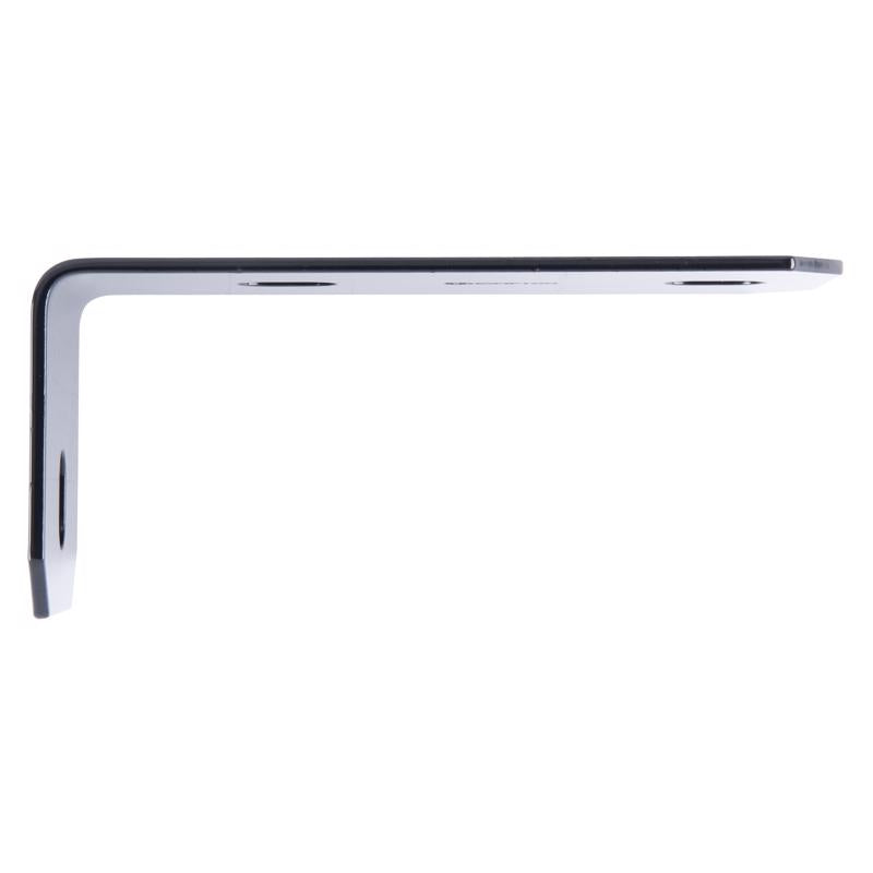 Hampton 6.8 in. H X 3 in. W X 3/16 in. D Black Steel Inside/Outside Corner Brace