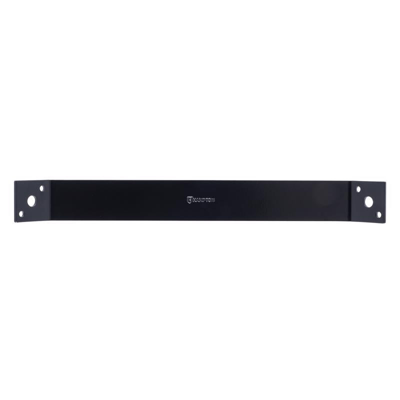 Hampton 13.3 in. H X 1.5 in. W X 1/8 in. D Black Steel Inside Strap Brace