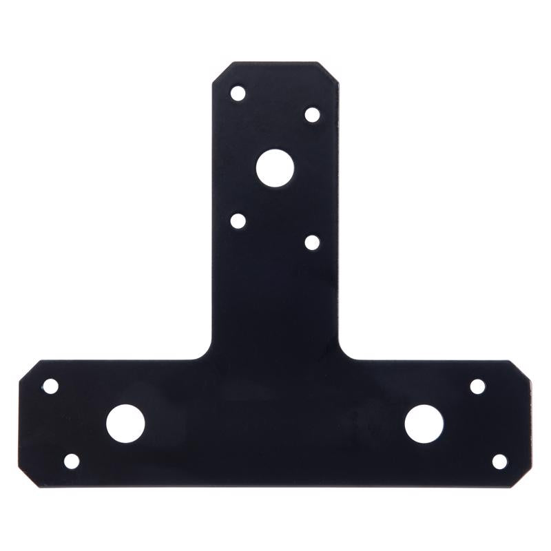 Hampton 11/16 in. H X 5 in. W X 6 in. L Black Steel T-Plate
