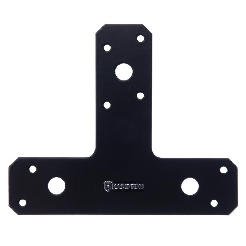 Hampton 11/16 in. H X 5 in. W X 6 in. L Black Steel T-Plate