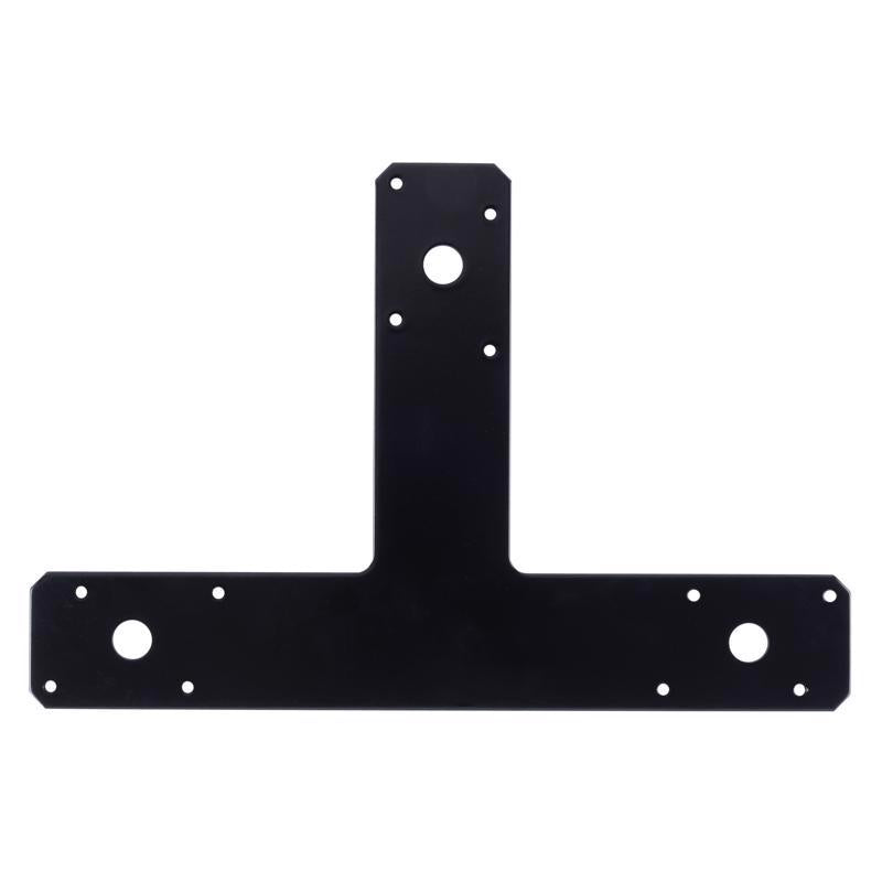 Hampton 1/8 in. H X 8 in. W X 12 in. L Black Steel T-Plate