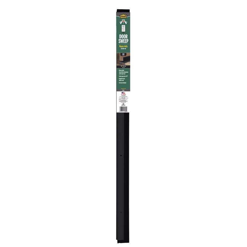 SWEEP DOOR BLK 0.25X25"