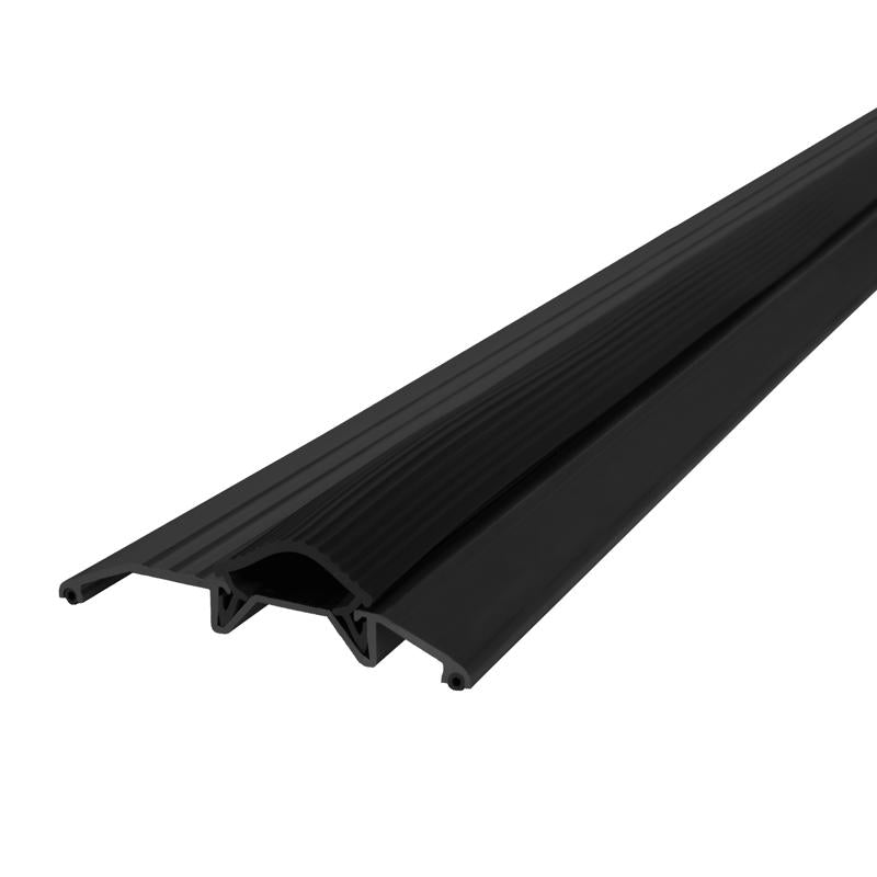 M-D Building Products 0.5 in. H X 3.75 in. W X 36 in. L Mill Aluminum/Vinyl Deluxe Low Threshold Bla