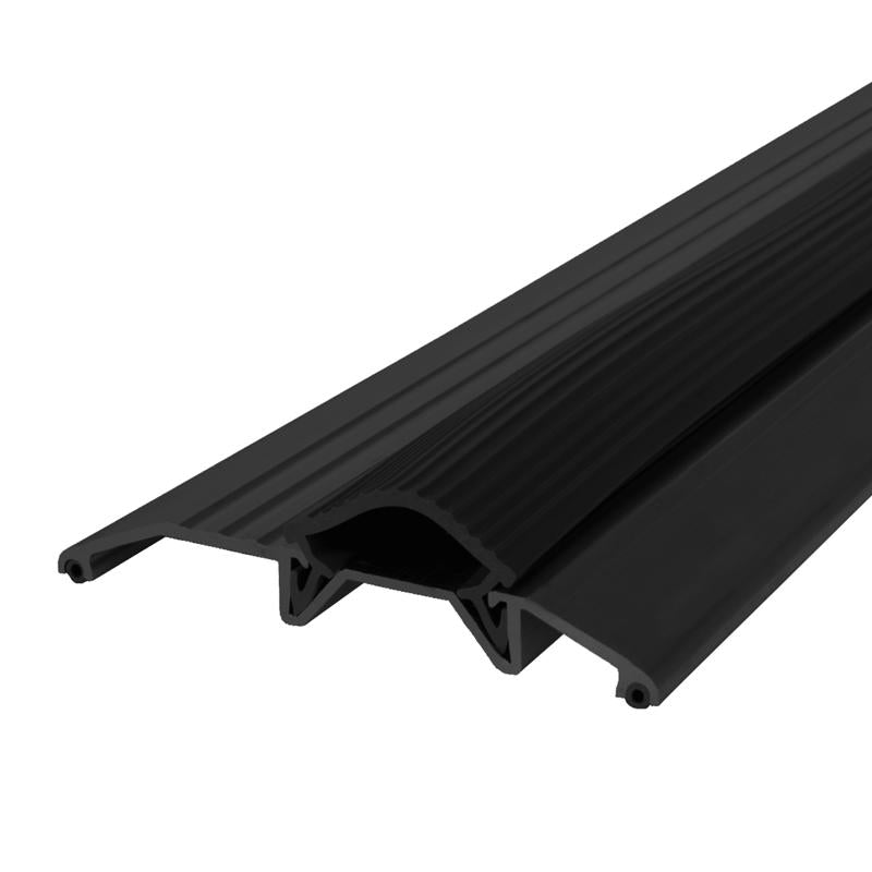 M-D Building Products 0.5 in. H X 3.75 in. W X 36 in. L Mill Aluminum/Vinyl Deluxe Low Threshold Bla