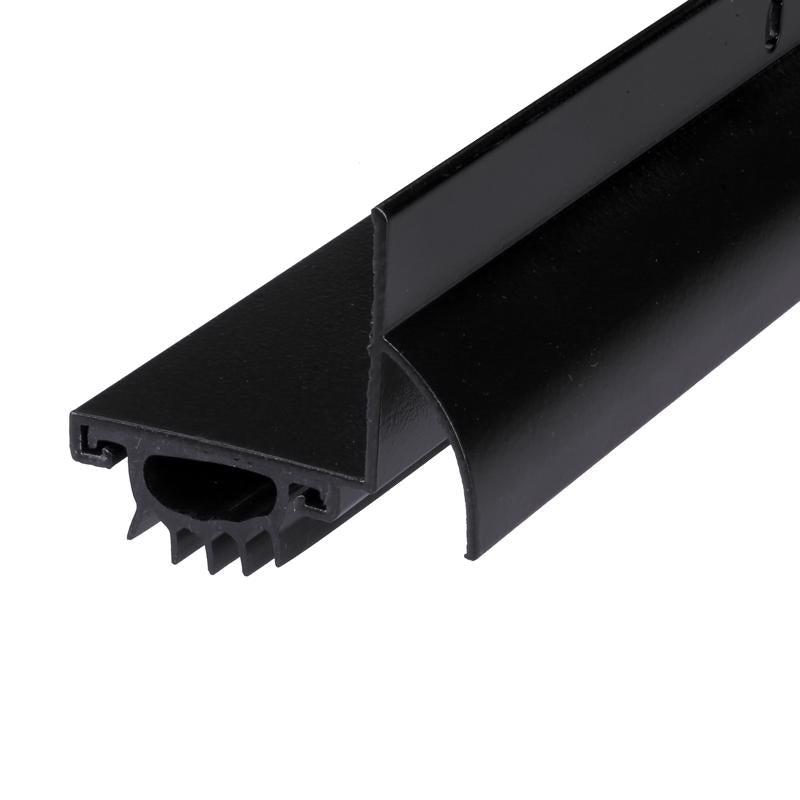 M-D Building Products Black Aluminum Door Bottom For Doors 36 in. L X 1.25 in.