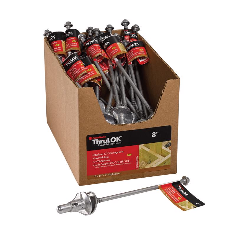 LAG SCREW STL HEX 1/2X8"