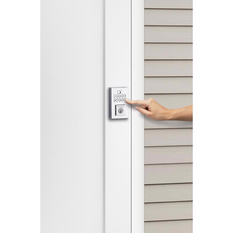 Kwikset SmartCode Polished Chrome Metal Electronic Deadbolt