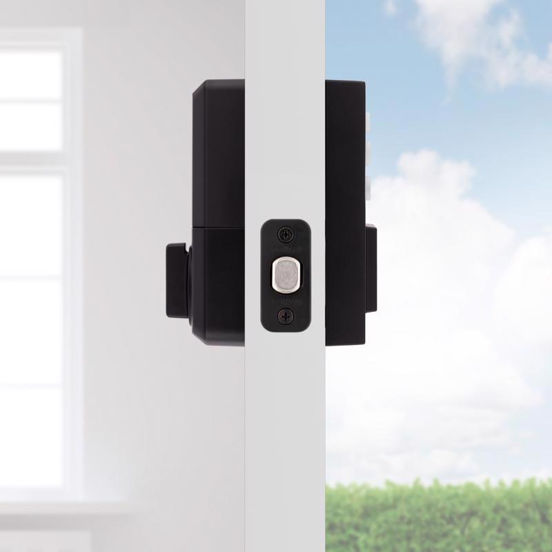 Kwikset SmartCode Matte Black Metal Electronic Deadbolt