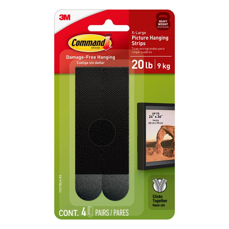 3M Command Extra Large Foam Strips 4 pk