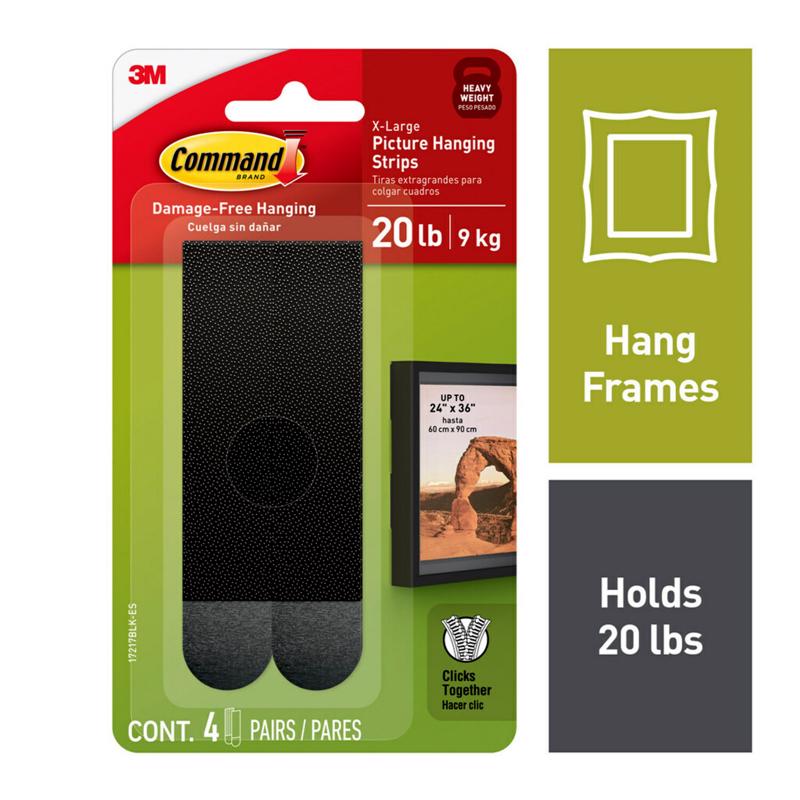 3M Command Extra Large Foam Strips 4 pk