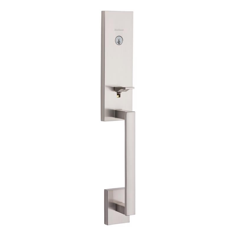 Kwikset Vancouver Satin Nickel Entry Handleset 1-3/4 in.