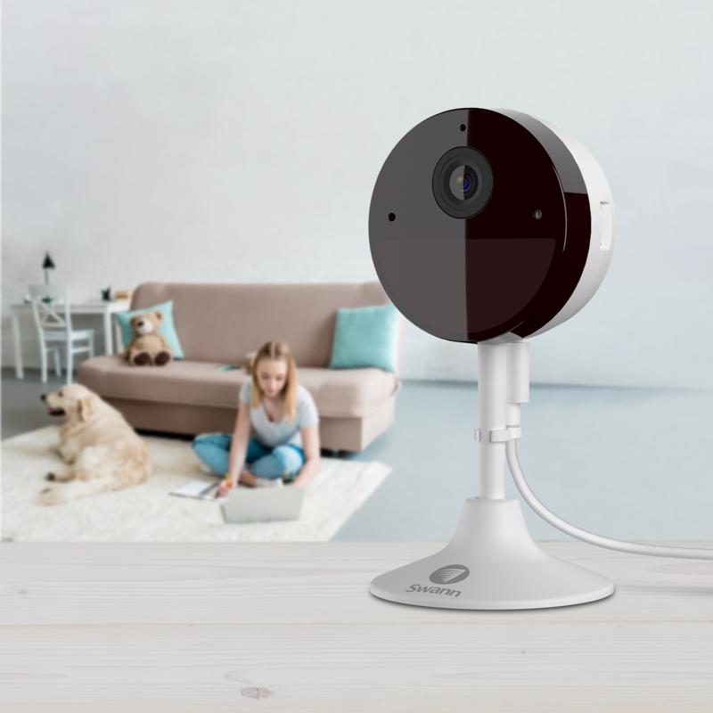 Swann Plug-in Indoor Smart-Enabled Security Camera