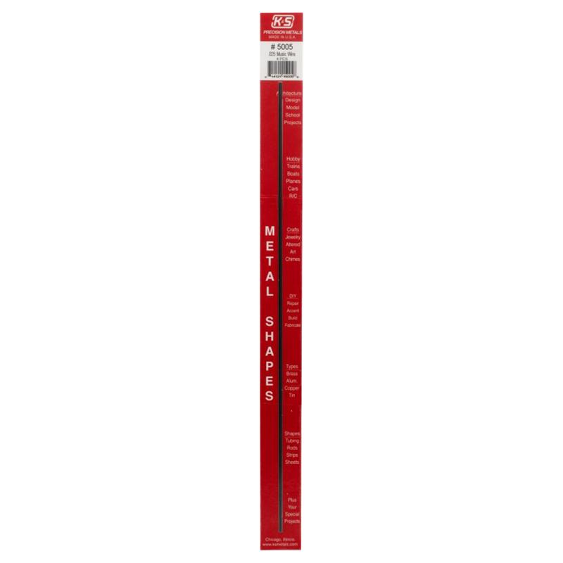 MUSIC WRE STEEL .025"4PK