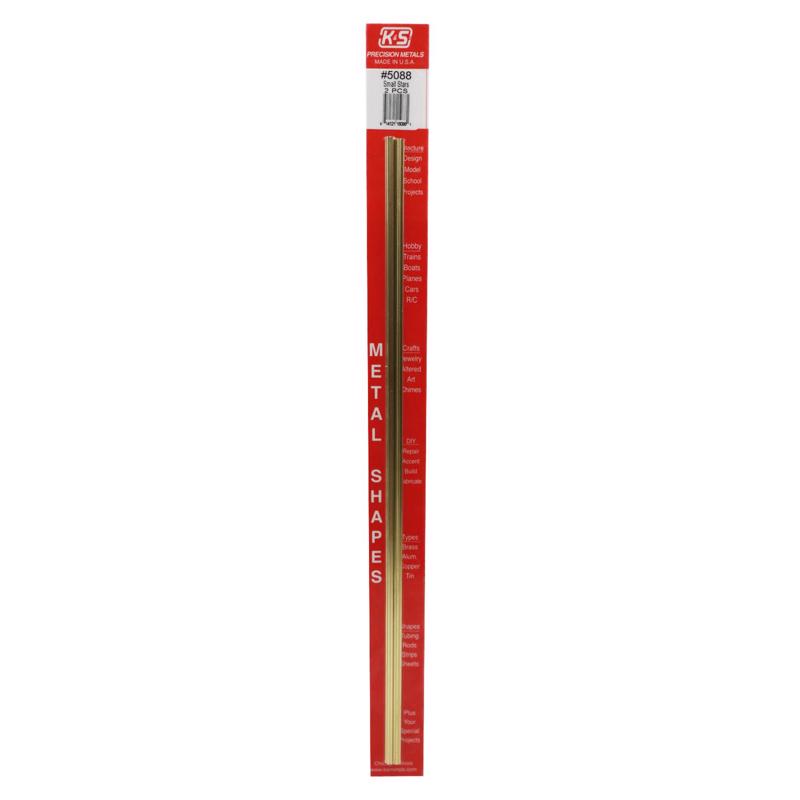 BRASS TUBE STR 12" 2PK