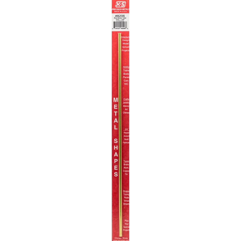 BRAS TUBE ROUND 12X5/32"