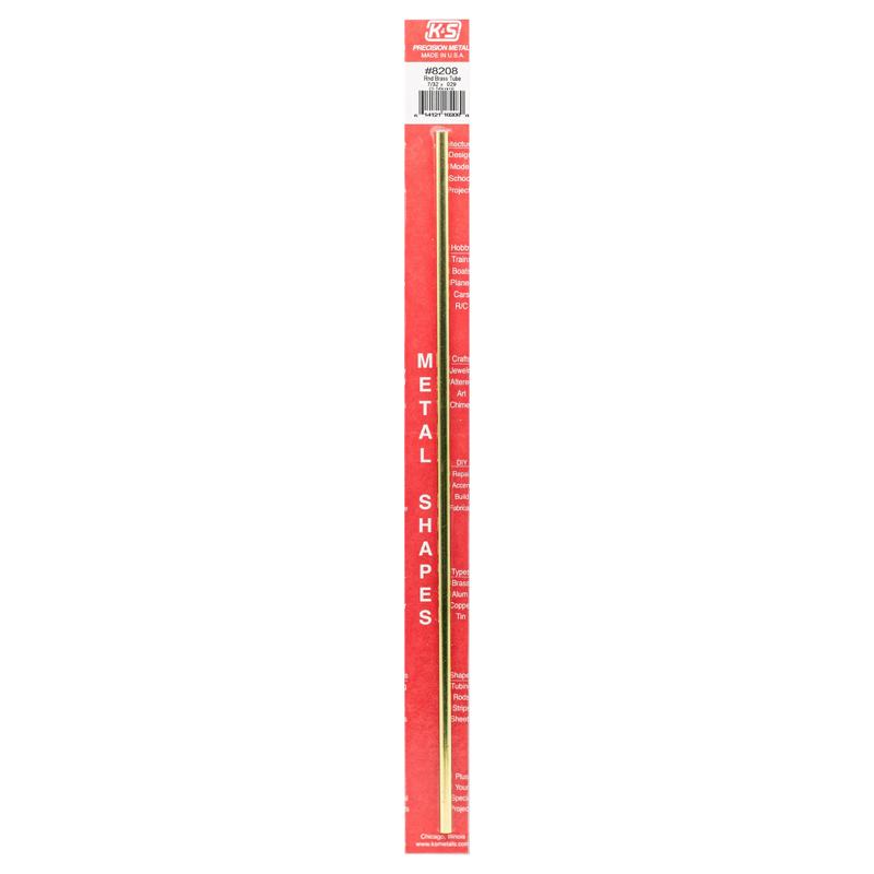 BRAS TUBE ROUND 12X7/32"
