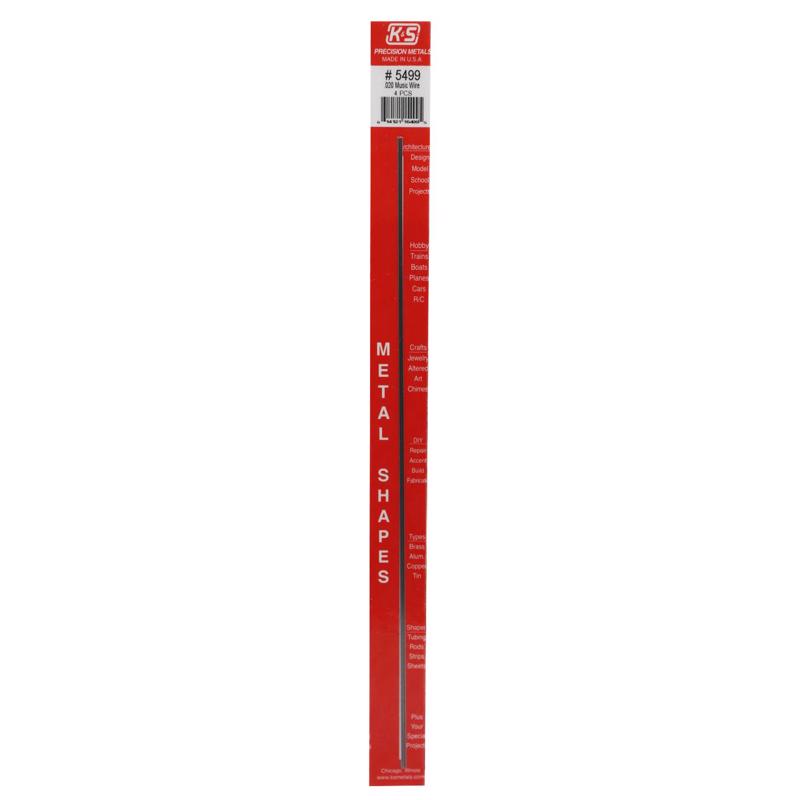 MUSIC WRE STEEL .020"4PK