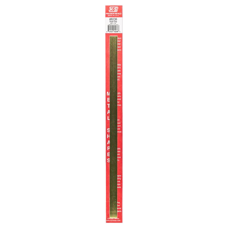 METAL STRIP BRASS 0.5"