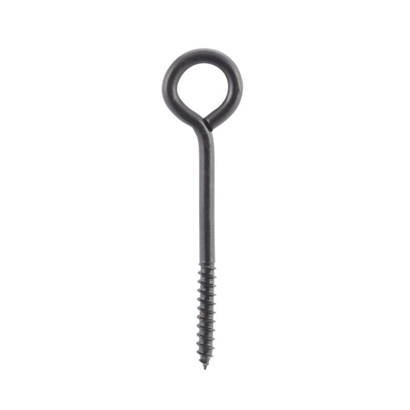 Wright 1/4 in. D X 3-3/4 in. L Black Steel Lag Screw Eye 150 lb 1 pk