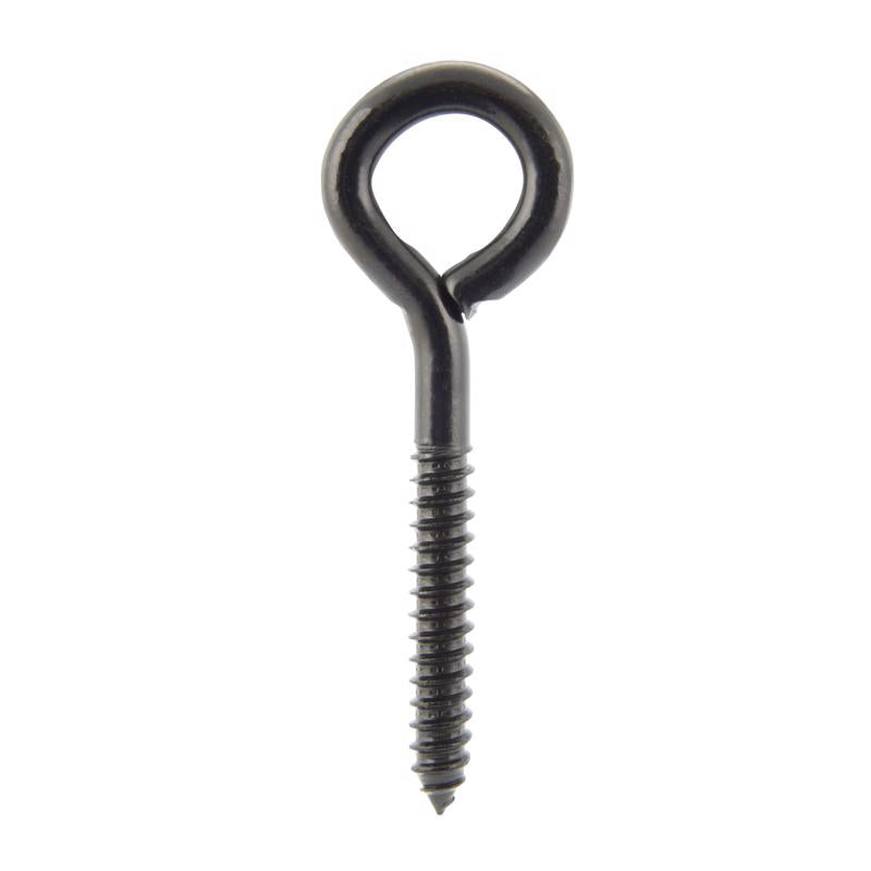 Wright 1/2 in. D X 5-1/2 in. L Black Steel Lag Screw Eye 350 lb 1 pk