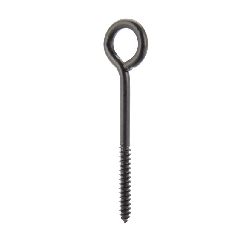 Wright 5/16 in. D X 5 in. L Black Steel Lag Screw Eye 225 lb 1 pk
